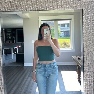 Emerald Green Crop Top